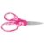 SoftGrip™ saks til større børn, lyserød blomst (15 cm)